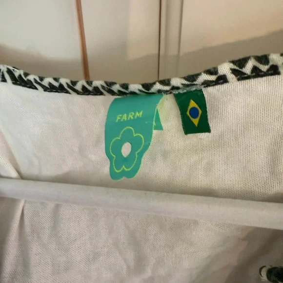 FARM Rio Milani Long Dress, Off-White Coconut Tree - Picture 12 of 13